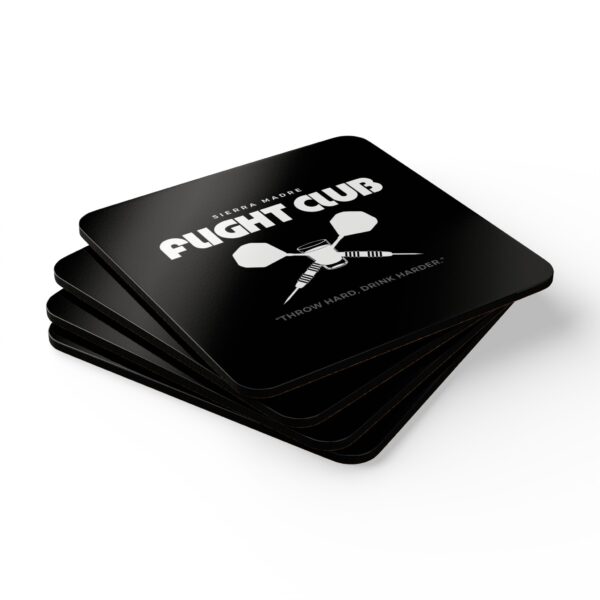 Flight Club Cork Coaster Set - Image 3